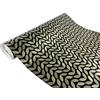DecoMeister Pellicola Adesiva per Mobili 45x240 cm - Carta Adesiva Stile Decorativo per Rivestimento Mobili Cucina, Tavoli e Armadi - Pellicola Decorativa Lavabile in PVC - Motivo Dorato