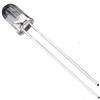Vrabocry 100 pezzi 3 mm 5 mm candela toppe bianco rosso verde blu giallo sfarfallio LED luci chiare lente rotonda emettente luce diodo lampada lampadina (3 mm bianco tremolante)