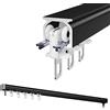 LIYI929GP Binario Tenda Soffitto, Binario per Tende A Muro, Alluminio Resistente Scorrevole Balcone Home Decor Accessori, Muto Bastoni per Tende E Binari per Tende, Bastoni Tende Sistemas Scorrevoli