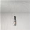 Perenz Lampadario In Metallo Contemporaneo Flut Cromo 1 Luce E27