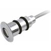 LMOCRISLED/BL Faretto LED da incasso STAGNO IP66 1W 350mA 80 LUMEN LUCE BLU 150 CM + JST metallo acciaio >80Ra 100° IP 66