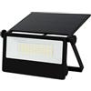 LEDLUX Lampada Faro LED Slim, Con Pannello Solare MonoCristalline, Sensore Crepuscolare e di Movimento 2 in 1 Incluso, IP65 4000K (20W 1800LM 173X97X32mm)