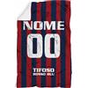 love print Telo Mare Tifoso Interista, Milanista Napoletano,PERSONALIZZATO CON Nome e Numero (Tifoso Bologna)