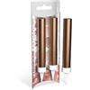 Zeus Party Magic Flambe Rame Candeline Fontane Luminose con Fiamma Bianca/Argento Candele Confezioni da 2 pz - Categoria F1
