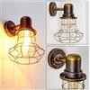 hofstein Lampada da parete per esterni Borkan, lampada verso il basso in stile antico in metallo/vetro in marrone/oro, 1 luce, E27, lampada da esterno retro/vintage per terrazza/cortile, IP44, senza lampadina
