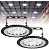 Viugreum 2 PACK 50W Proiettore Faretto LED Lampadario UFO Lampada Interni Industriale LED Luce Bianca 6000K, Impermeabile IP65 Fari Potente Risparmio Energetico Faretto per Soggiorno Officine e Case