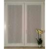 mauro Tende per Finestra e portafinestra confezionate-Coppia Tendine-Larghezza cm 35/45/50/55/60/65/70/80 -Tende a Vetro-Tessuto Bianco Effetto Lino (Porta-cm 80x240)