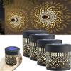 Generic Luci decorative a energia solare mandala, luci in metallo per esterni, per pareti di terrazze, gradini, recinzioni, impermeabili, per giardino, patio, cortile (confezione da una o due confezioni)