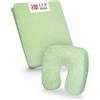 ZEN MASSAGE WARE ZEN - Copertura per lettini & poggiatesta da massaggio - lenzuolo in morbida spugna per lettini cosmetici, da terapia & trattamento - rivestimento lavabile a 60° - accessori massaggi (verde menta)