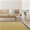 Floordirekt - Tappeto in sisal Amazonas, 9 Misure Disponibili, Colore: Naturale, Jeans/Denim, 120 x 180 cm