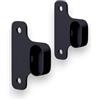 Générique Supporto per bastone per abbigliamento compatibile con IKEA PAX Komplement (nero)