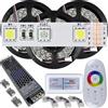 Mondo Strisce Led: Kit da 15 metri (3 Bobine+1 trasformatore da 150w +1Controller) RGB + Bianco Freddo, 900Led (Totali), 180Watt (Totali), 15.000 Lumen(Totali) 24V RGBW. Striscia Led Strip ip20