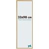 yd. Cornice 33x98 cm Faggio Chiaro - Cornice in Plastica Evry | Your Decoration, Vetro acrilico antiriflesso, Montaggio a parete, Adatta per foto, poster o puzzle, Made in Holland