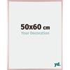 yd. Your Decoration - Cornice 50x60 cm - Rame - Decorativa Parete in Alluminio con Vetro in acryl - Antiriflesso - 50x60 Cornice - Kent