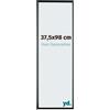 yd. Cornice 37.5x98 cm Nero Lucente - Cornice in Plastica Evry | Your Decoration, Vetro acrilico antiriflesso, Montaggio a parete, Adatta per foto, poster o puzzle, Made in Holland