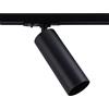 Ledvion - Faretto a Binario, Binario Monofase, Solo illuminazione del binario, Nero, 1x spot GU10 orientabili, Plafoniera led soffitto, lampadario cucina, faretti led, plafoniera moderna