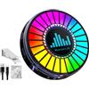 Youding Luci ambientali con pickup sonoro colorato, lampada ambientale con ritmo RGB,Cambio colore, controllo app, luce ritmicrophonea LED musicale - Luci di sincronizzazione musicale Luci ambientali