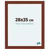 yd. Your Decoration - Cornice 28x35 cm - Ciliegie - Decorativa Parete in Legno con Vetro in acryl - Antiriflesso - 28x35 Cornice - Como