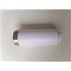 Miter Sostituzione del Paralume E27 Acrilico Bianco glassato for Lampada da Lampada da Prato in Acciaio Inossidabile Esterno for Illuminazione Post pilastro (Body Color : White silverlid)