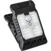 Generic Luci ad energia solare, luce esterna per grondaie, sensore di movimento 300 lm, illuminazione decorativa di sicurezza, piccola decorazione da giardino per patio, griglia e recinzione