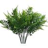 KOSHIFU 4 Pz Piante Artificiali da Interno Esterno Foglie Finte per Decorazioni Felce Persiana Arbusti in Plastica Composizioni Cespugli Finti Primavera Estate per Balcone Giardino Vaso Casa Cucina
