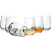 Pasabahce Allegra - Bicchiere da acqua da 425 ml, set da 6 pezzi, bicchieri classici per acqua e succhi di frutta, ideale per succo d'arancia, elegante e classico, per casa e cena