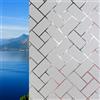LUMEN HOME FILMS - Pellicola Privacy Vetro Mattoncini MISURE GRANDI (MATTONI, 75 X 350 CM) Finestre Box Doccia decorativa Oscurante Antisguardo Riutilizzabile Elettrostatica