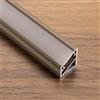 SOTECH Profilo-66 LED Finitura in Acciaio Inox con Copertura Opaca 2000 x 14,5 x 16,5 mm per Strisce LED Profilo Angolare