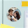 Wanapix | Calamita Personalizzata Flessibile Rotondo 20ø cm | Magneti Flessibili Personalizzati con Foto | Magneti per Frigorifero | Progetta con Immagine, Logo o Testi | Alta Durabilità