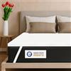 Ferò Fero Topper Memory Foam 160x200 cm Spessore 5 cm | Topper Matrimoniale Traspirante Certificato OEKO-TEX® | Morbido, Ergonomico, Sfoderabile e Lavabile - Sollievo per Schiena e Articolazioni