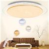 chysongoods XY LED Lampada a Soffitto 40cm 40W Compatibile con Alexa Controllo APP Altoparlante Bluetooth Integrato DimmerabileTemperatura Colore Regolabile Illuminazione Atmosferica RGB Telecomando Incluso