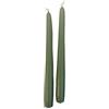 Zelda Bomboniere Candela Conica Cm 25 Pz 10 Interno Colorate Decorative (Verde Chiaro)