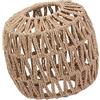 perfk Paralume per lampada a sospensione Paralume per plafoniera Boho Paralume in carta Corda in vimini Rattan Copri lampadario intrecciato per sala da, Stile F