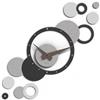 Giallobus - Orologio da Parete Adesivo Modulare Geotime - Bubbles - Legno Mdf - Geotime - 09B_Drift - Orologio da parete moderno - Numeri adesivi 3d - Costruzione modulare