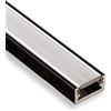 SOTECH 3 x SO-TECH® Profilo-11 LED Nero Profilo per Montaggio a Superficie 2000 x 14 x 7 mm con Copertura Opaca