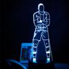 Shop and Solve FootballLED - Luce 3D dream luce notturna - lampada USB e batteria con telecomando, 7 colori e 5 modalità idea regalo per tifosi, per bambini e adulti tifosi (Mbappe)