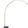 Qazqa xxl - Lampada da terra Moderno - 1 luce - L 2050 mm - Ottone - Moderno - Soggiorno I Camera da letto I Sala da Pranzo I Cucina