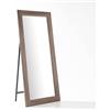 ARHome Specchiera da Terra con Staffa Classic, 180 x 78, Noce, Specchio figura intera, Made in Italy