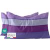 Dorian Home - Federe Cuscino Letto 50x80 Cotone 100% Puro, Morbido e Certificato, Coppia di 2 Federe Abbinate da Aggiungere al Set Copripiumino, Federa Cuscini 4 Stagioni con Comoda Patella di 18 cm