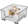 bremermann Cestello estraibile per armadio larghezza 40 cm con ripiano, con guide telescopiche, ideale per cucina, bagno e camera da letto, in metallo (Nero)