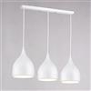 Mengjay Trade Lampadario Moderno LED, creativo Plafoniera,Semplice moderno Lampada a Sospensione da Soffitto Metallo Luce A Soffitto Montaggio Modello Vintage Industriale Attacco E27 (Bianco)