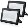 treoir Riflettore LED per esterni 200W: 20000LM IP66 3000K Faretto LED da Esterno