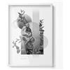Generic Cornici per Quadri 50x70 cm Bianca Infrangibile Plexiglass Telaio in Plastica al Poster e Foto Alta Qualità Laminato Acrilico Decorazione da Parete