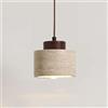 LLXDFUU Lampada a sospensione francese Wabi Sabi Lampada a sospensione retrò vintage da fattoria in travertino Lampada a sospensione Lampada a sospensione con isola da cucina moderna Lampada a sospens