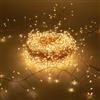 Luccika Cluster Catena Luminosa Natalizia, Luci Micro LED a Grappolo, 8 modalità di Giochi, Interno Esterno, Lucine Decorative per Albero, Natale (Bianco Caldo - Cavo Rame, 20 Metri - 2000 LED)