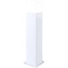 VR VETRINEINRETE Vetrineinrete® Lampione da giardino per esterno in alluminio attacco E27 lampada da terra lampioncino per vialetti IP44 (Bianco)