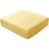 BXFUL Copriseduta Divano Copri Elastico Cuscini Seduta Sedie Arredamento Copricuscini Coprisedie Telo Impermeabile Coprisedia Cuscino Elasticizzato Copricuscino Divani (Grande 2 Posti,Giallo)