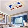 WJLL Lampada Da Soffitto LED Lampada Da Parete Per Bambini Plafoniera Creativa Da Basket Dimmerabile Con Telecomando Lampadario In Acrilico Camera Dei Bambini Camera Da Letto Illuminazione Luce,Square