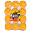seit 1744 müller KERZEN Müller Tealights Candele Profumate - Fragranza Exotic Fruits - 39 × 15 mm - Durata 4 Ore - Lumini di Cera Colore Arancione - Set di 192 Candeline