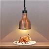 VFDZ Lampada Riscaldante per Alimenti, Lampade Scaldavivande Regolabile, Lampade per Calore per Cucina Ristorante, Altezza Regolabile 60-180cm, Bronzo Rosso(Color:19cm)
